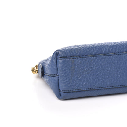 Prada Vitello Daino Cosmetic Pouch Bleuette 9 of 10