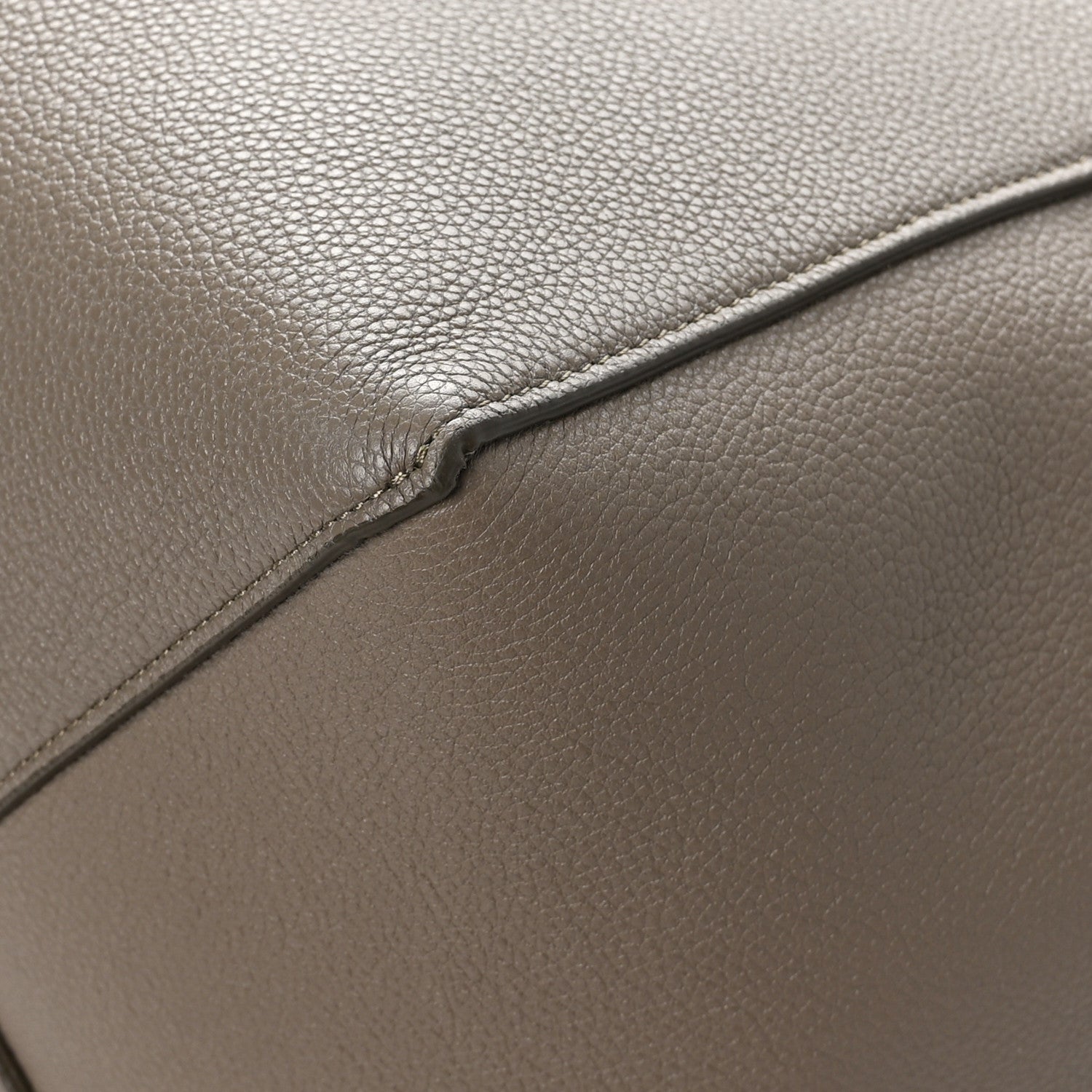 Celine Soft Grained Calfskin Medium Belt Cabas Phantom Taupe 9 of 12