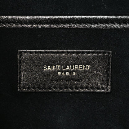 Saint Laurent Smooth Calfskin Medium Charlie Shoulder Bag Black 6 of 15