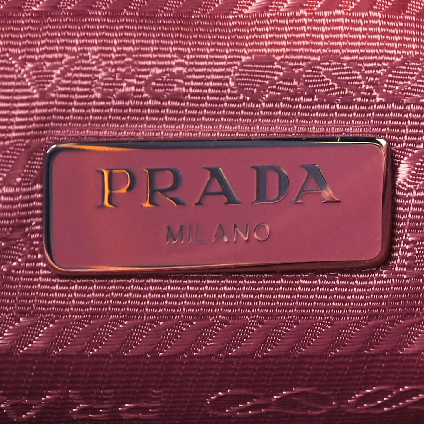 Tessuto Nylon Saffiano Mini Re-Edition 2000 Bag Rosa