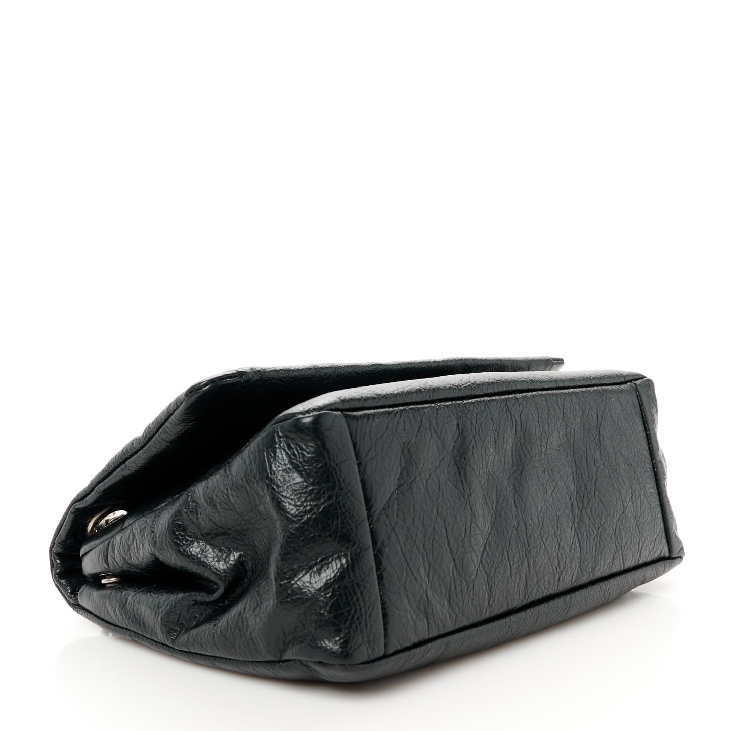 Arena Calfskin Mini Monaco Chain Shoulder Bag Black