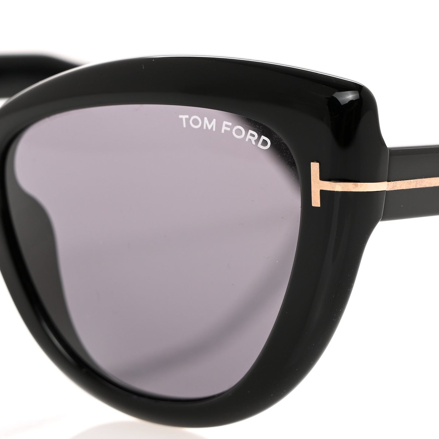 Acetate Anya Cat Eye Sunglasses TF762 Black