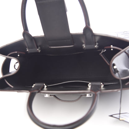 MCM Calfskin Ottomar Monogram Medium Essential Tote Black 6 of 11