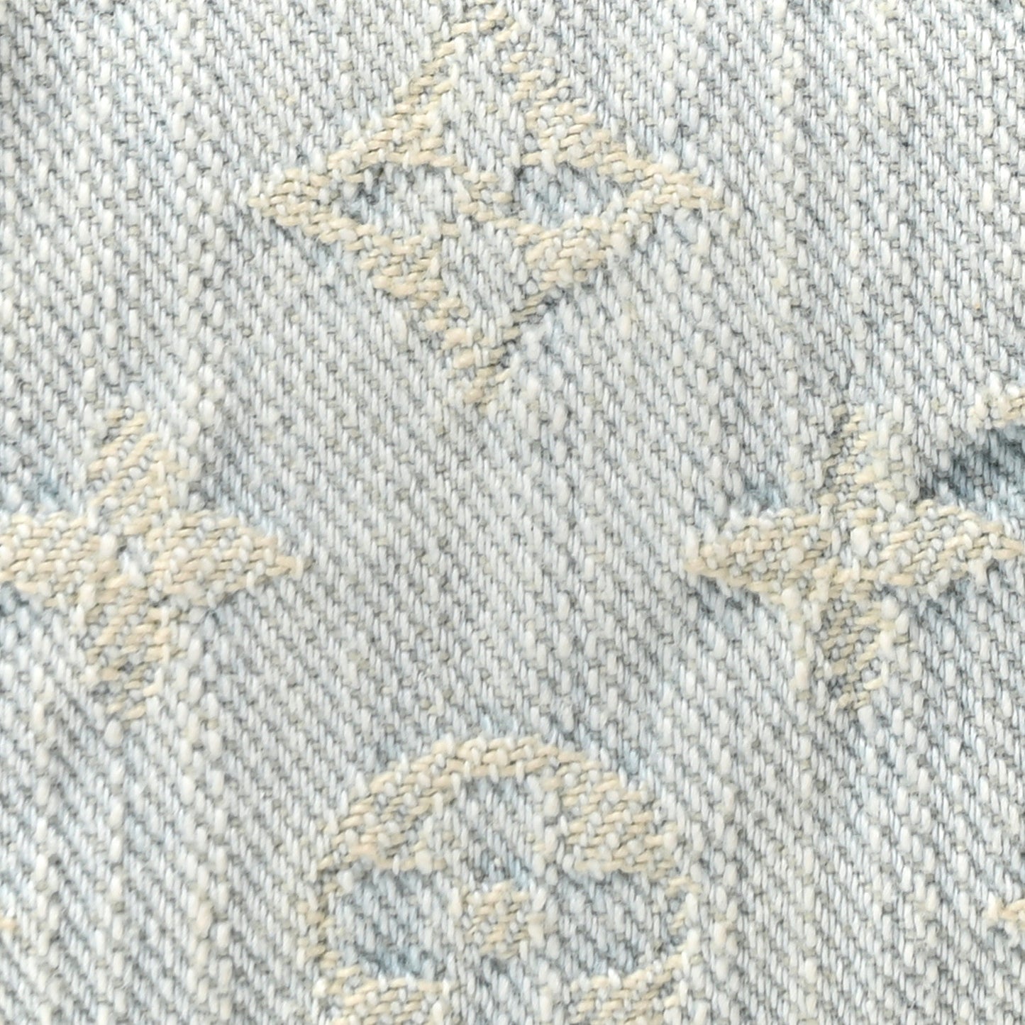 Monogram Denim CarryAll PM Sky Blue