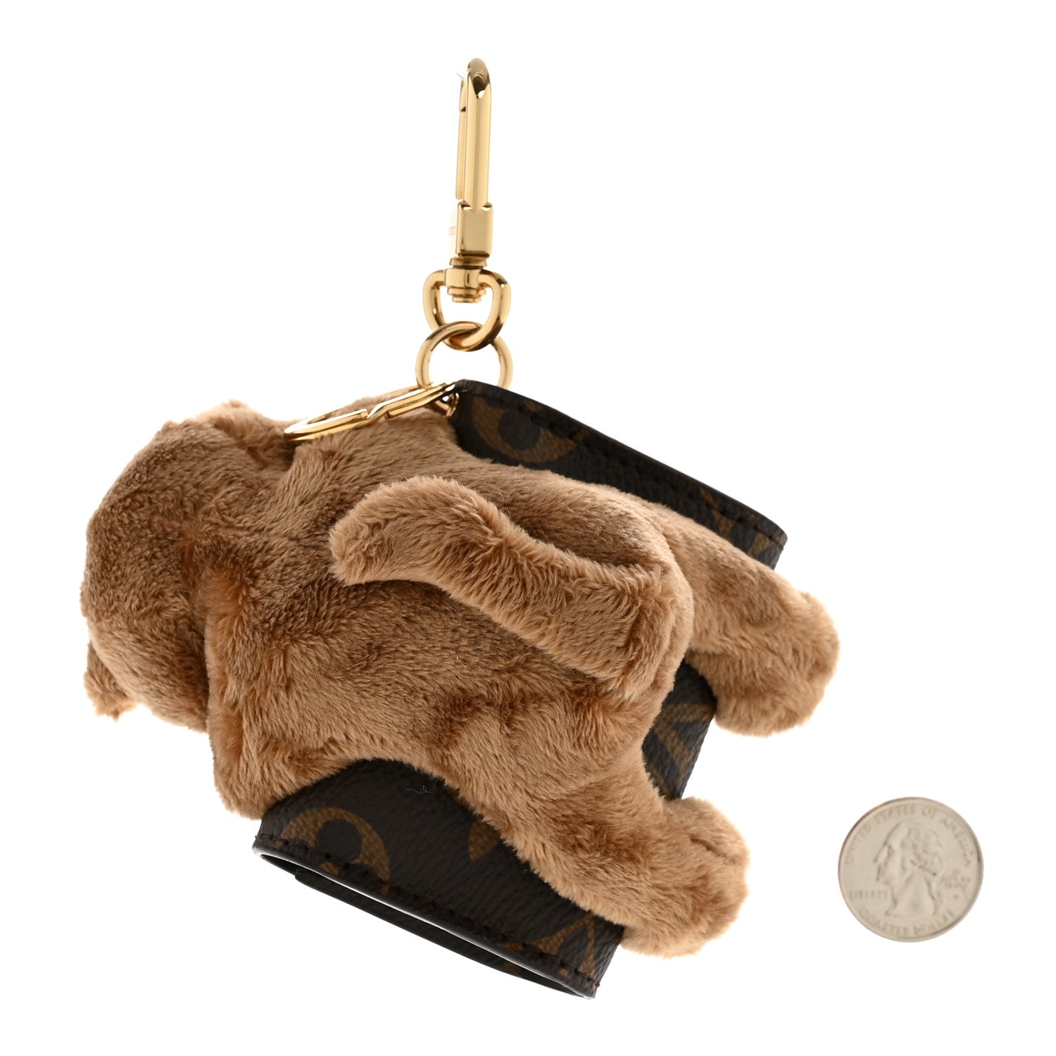 Louis Vuitton Monogram Cute Cat Pouch Earphones Case 2 of 7