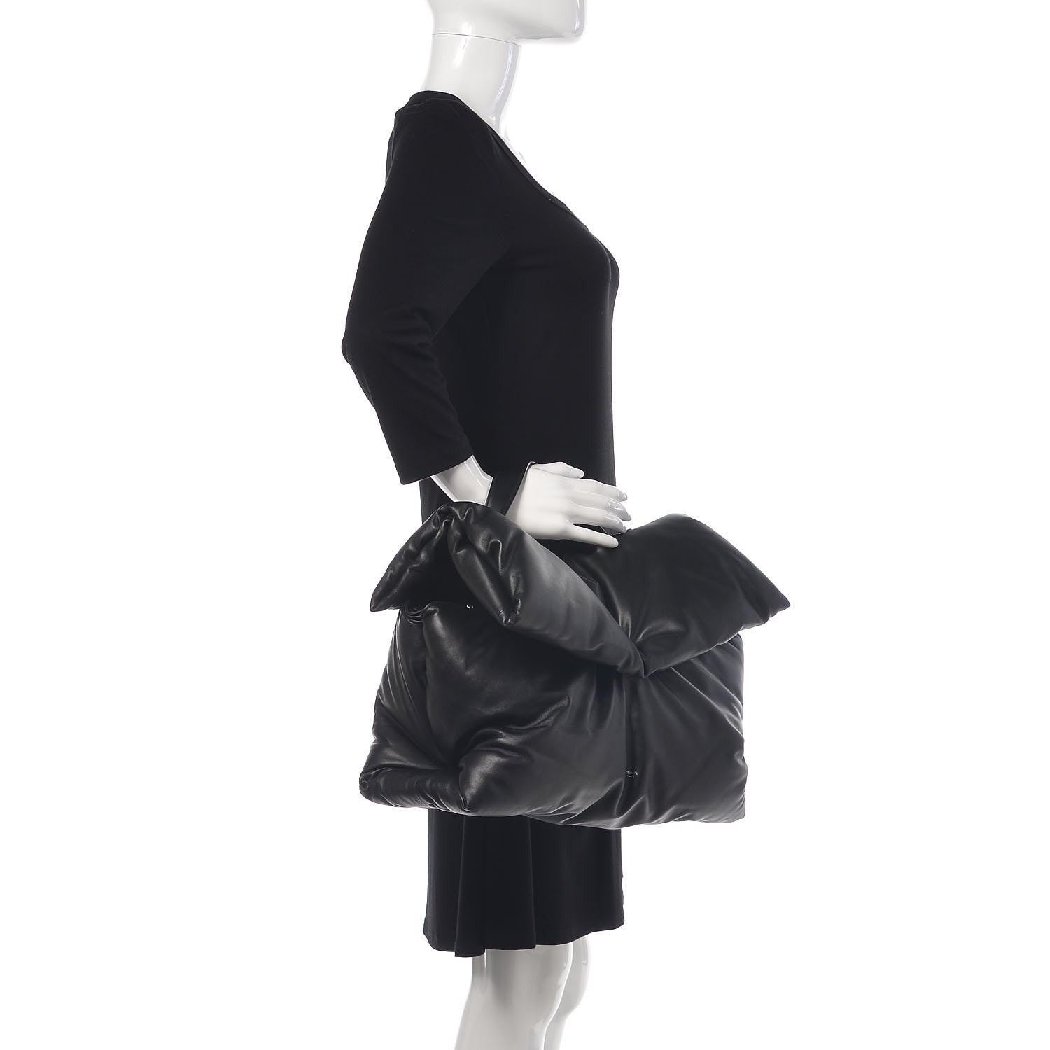 Celine Smooth Lambskin Cartable Pillow Flap Black 401338