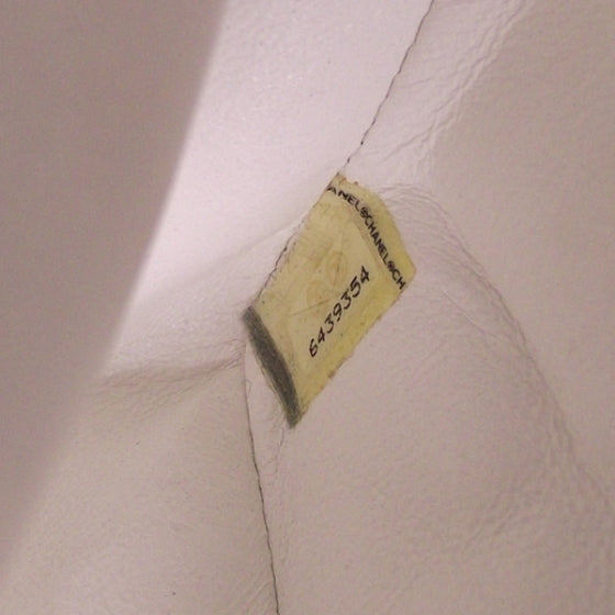 Chanel Patent Cube Classic E/W Medium Flap White 11 of 12