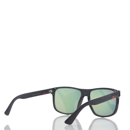 Gucci Web Square Frame GG0010S Sunglasses Black 4 of 7