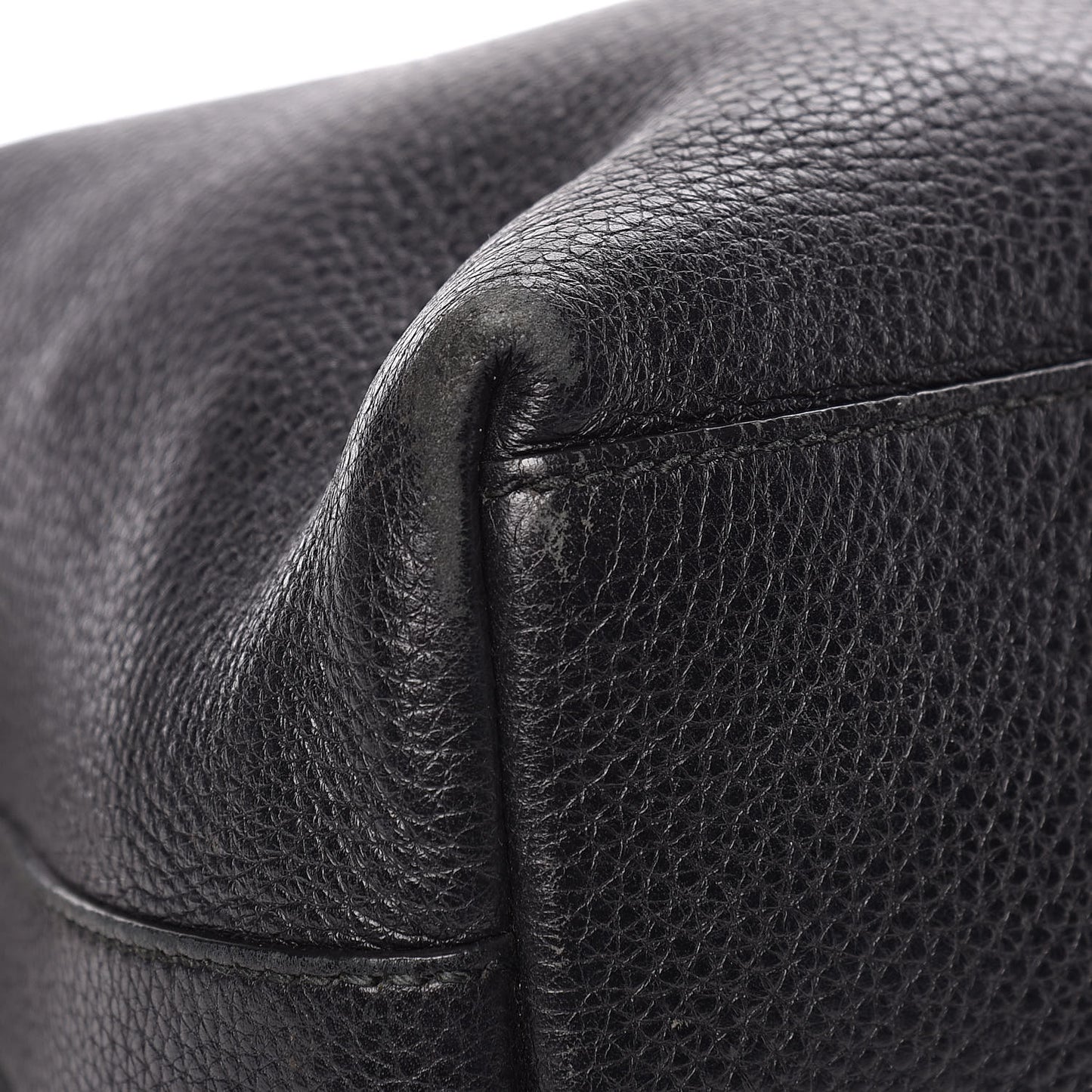 Pebbled Calfskin Small Miss GG Hobo Black