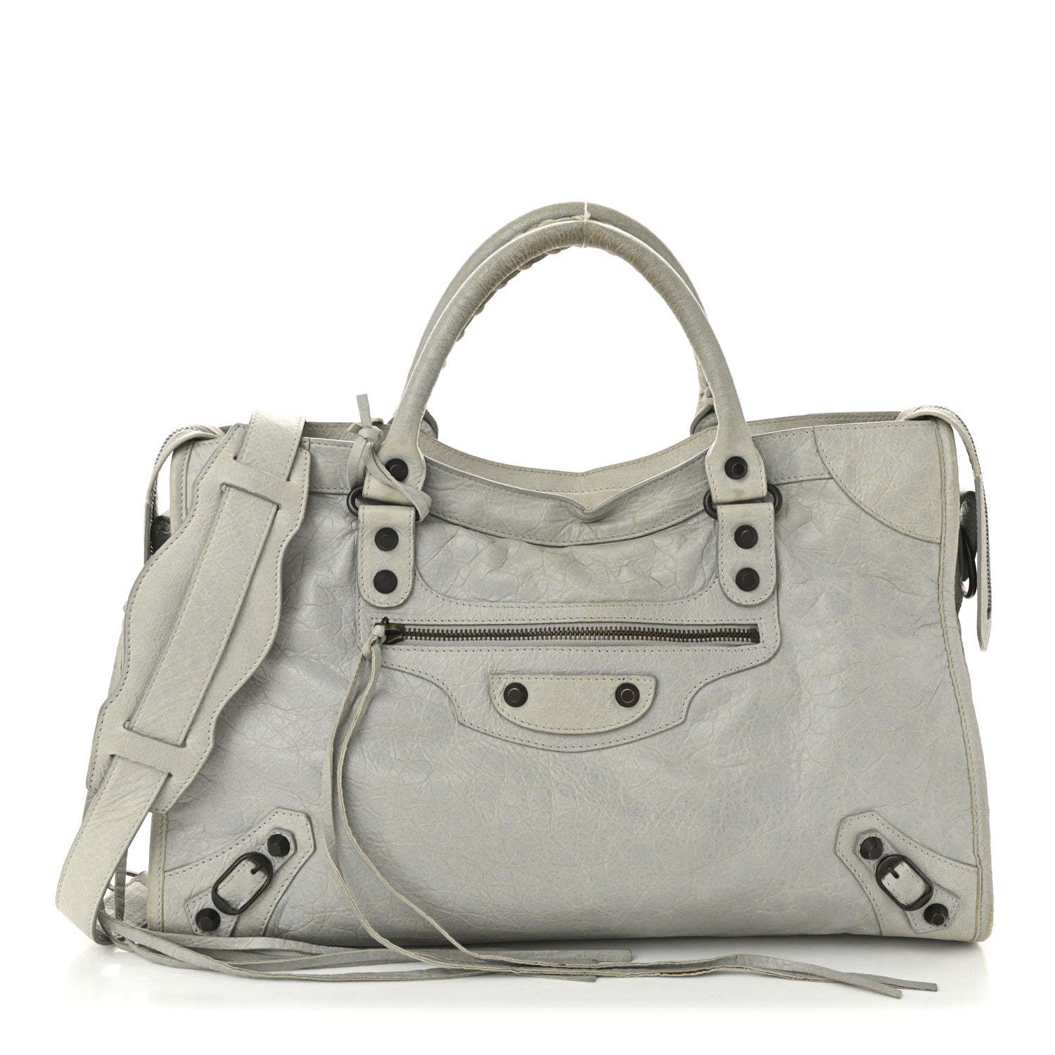 Balenciaga Agneau Classic Hardware City Gris Ciment 1 of 15