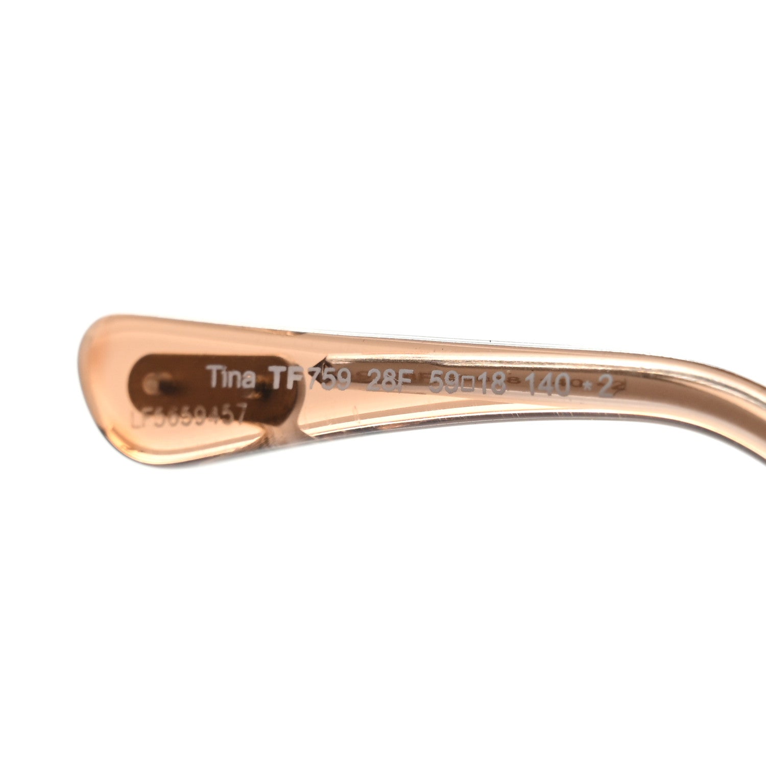 Tom Ford Tina Sunglasses TF759 Gold 5 of 8