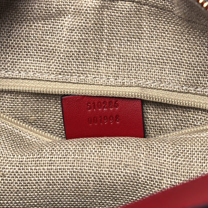 Gucci Soft Microguccissima Medium Crossbody Bag Rosso 11 of 11