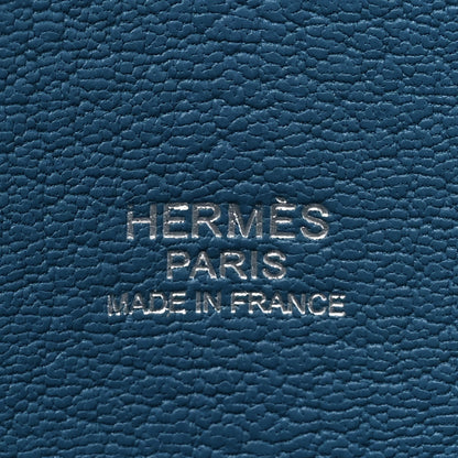 Hermes Taurillon Clemence Jypsiere 31 Bleu Izmir 6 of 21