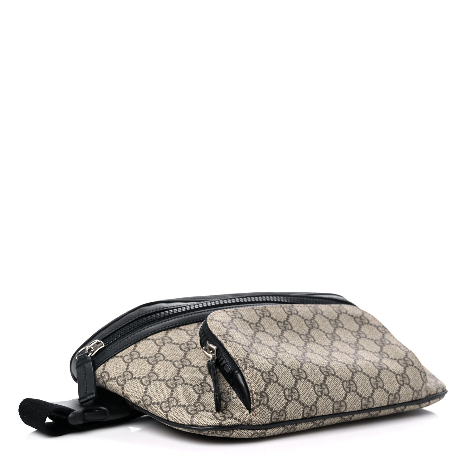 Gucci GG Supreme Monogram Belt Bag Black 4 of 9