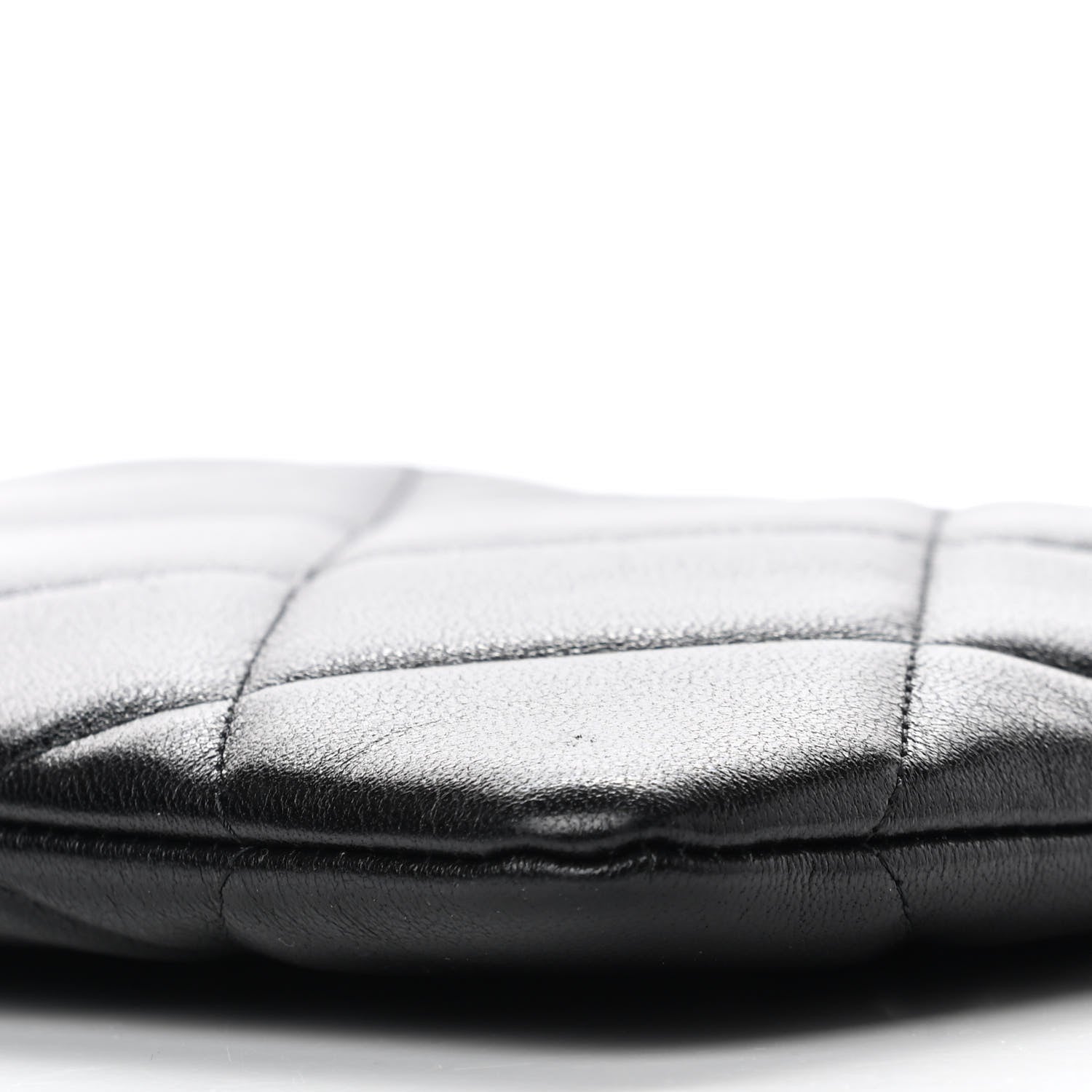 Chanel Goatskin Quilted Chanel 19 Pouch Black 9 of 10