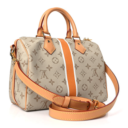 Louis Vuitton Monopaname Speedy Bandouliere 25 Beige Ocher 3 of 8