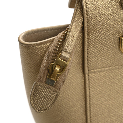 Celine Laminated Calfskin Nano Belt Bag Gold 11 of 13