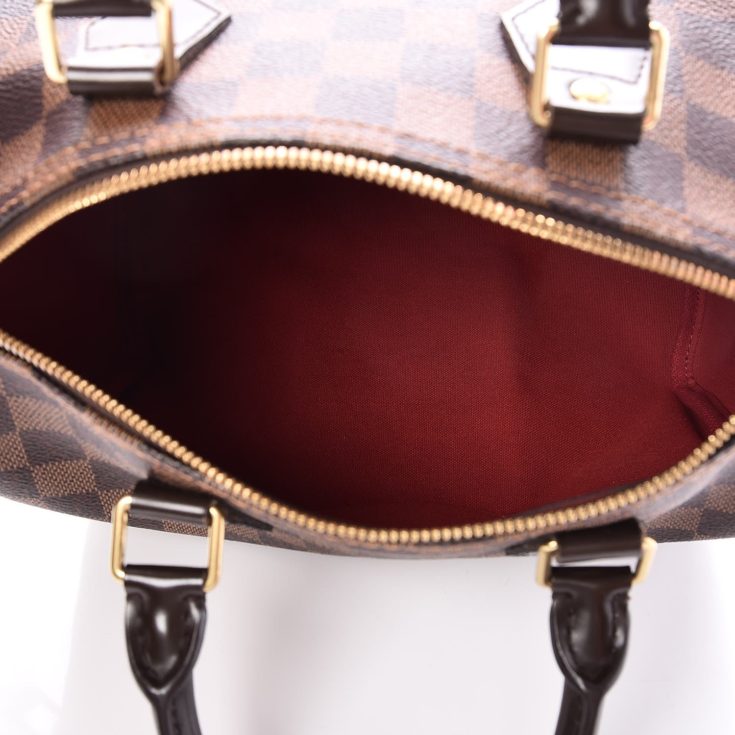 Louis Vuitton Damier Ebene Speedy Bandouliere 25 6 of 9