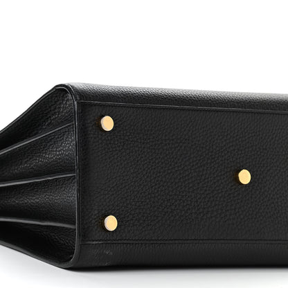 Saint Laurent Grained Calfskin Small Sac De Jour Black 12 of 14