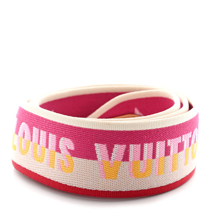 Louis Vuitton Jacquard Speedy Bandouliere 20 Shoulder Strap Fuchsia 2 of 6
