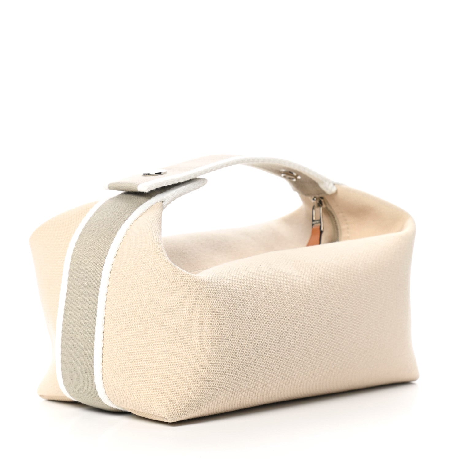Hermes Canvas Small Bride-A-Brac Pouch Natural 3 of 6
