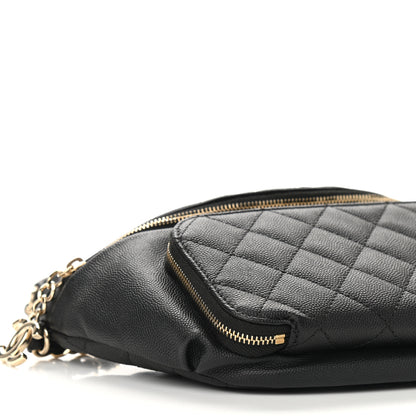 Chanel Caviar Quilted Business Affinity Waist Belt Bag Black 8 of 9