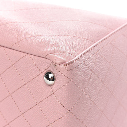 Chanel Grained Calfskin Small CC Pocket Tote Pink 6 of 12