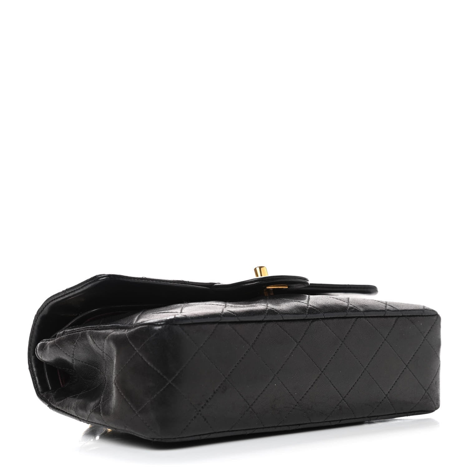 Chanel Lambskin Quilted Small Double Flap Black 4 of 11