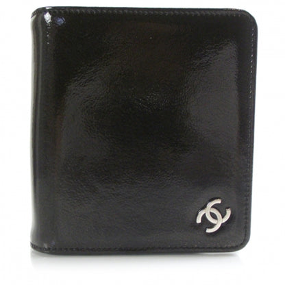 Chanel Patent French Wallet Black 1 of 9