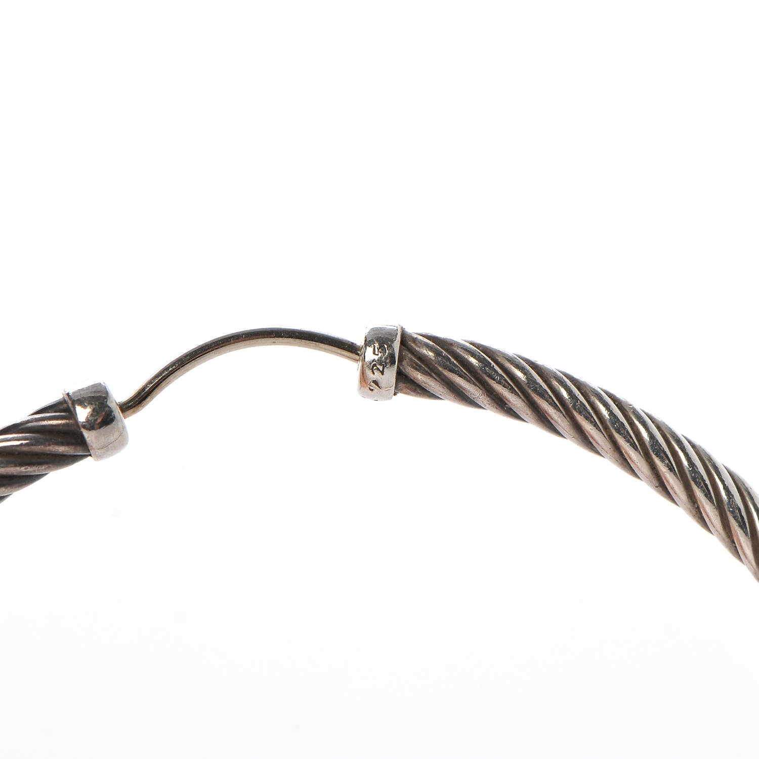 David Yurman Sterling Silver 54mm Cable Classics Hoop Earrings 6 of 6