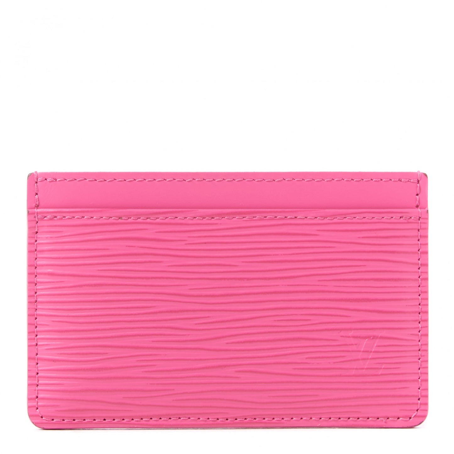 Epi Card Holder Hot Pink