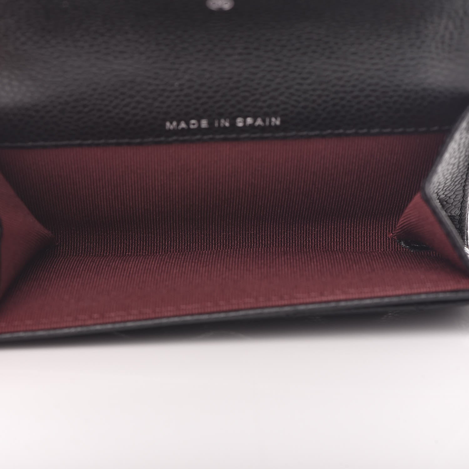 Chanel Caviar Quilted Flap Card Holder Wallet Black 5 of 9