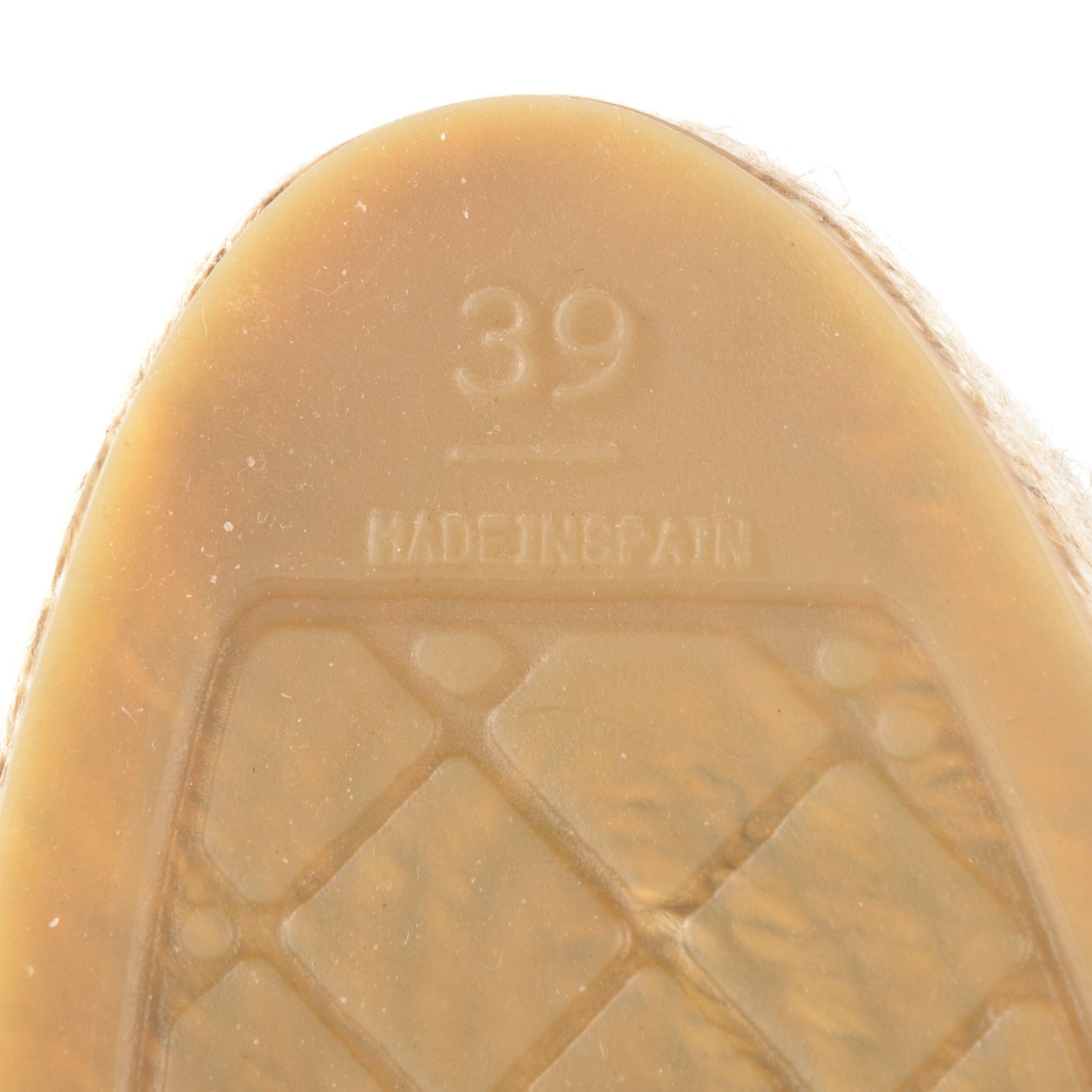 Chanel Flannel CC Espadrilles 39 Grey Black 9 of 11