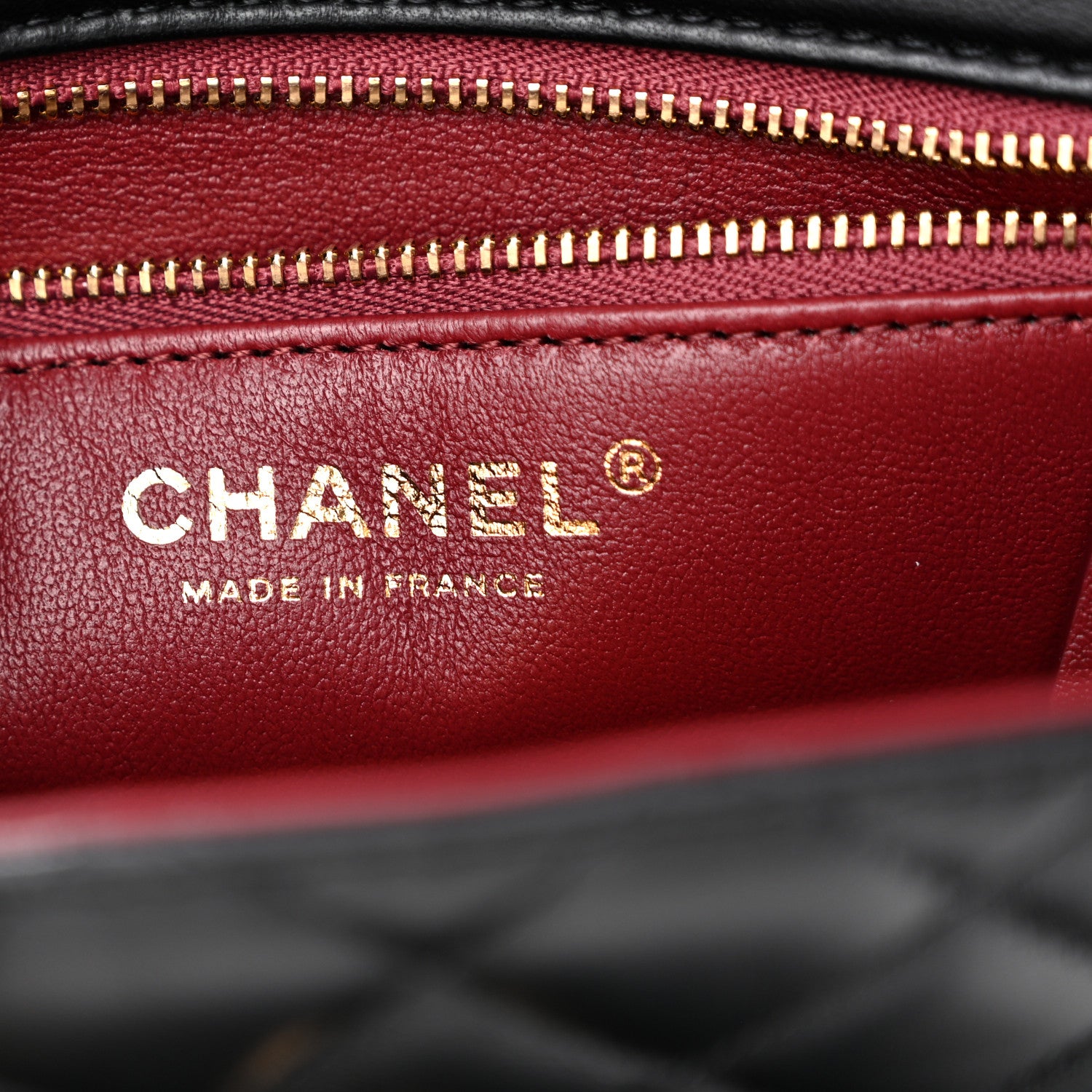 Chanel Lambskin Shearling Quilted Mini Squirrel Flap Black 6 of 13