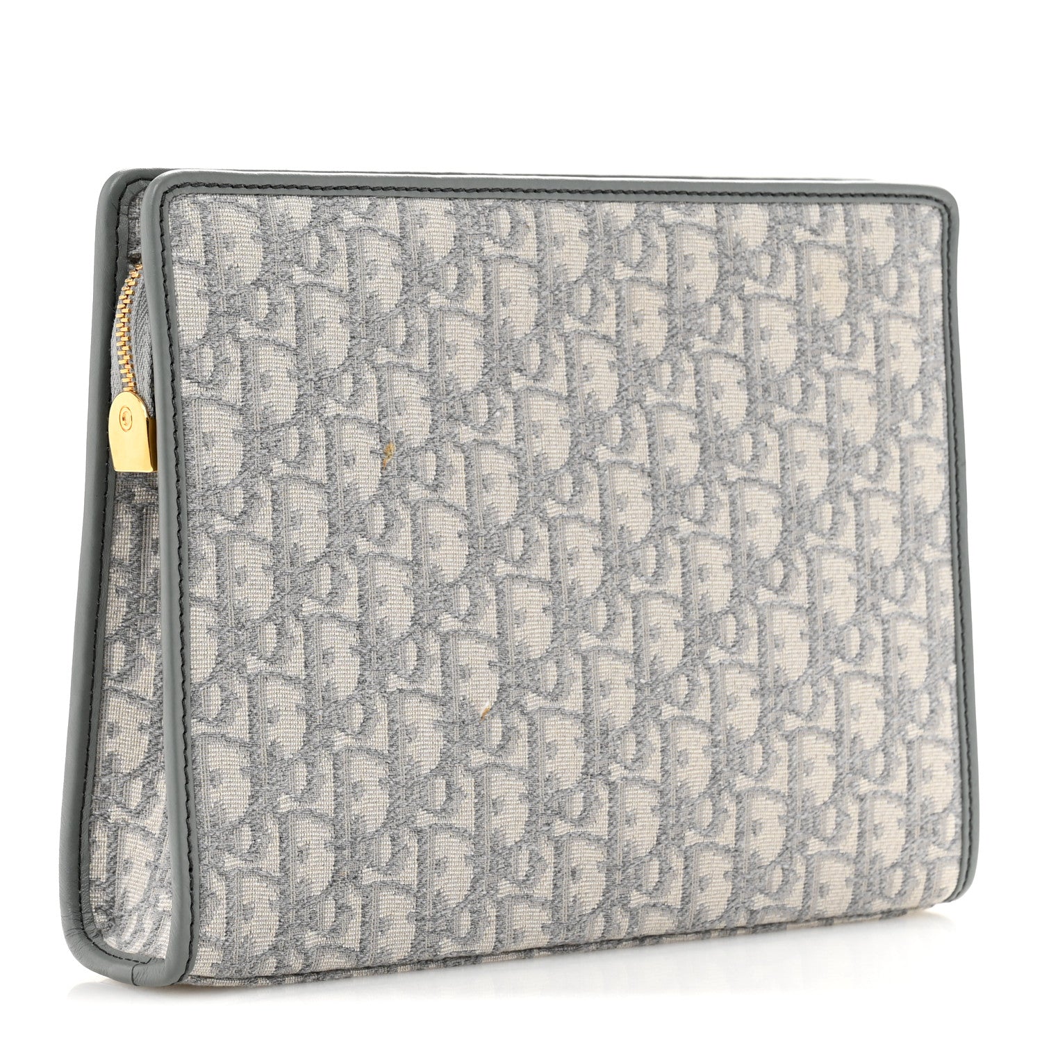 Christian Dior Oblique Medium 30 Montaigne Pouch Grey 3 of 9