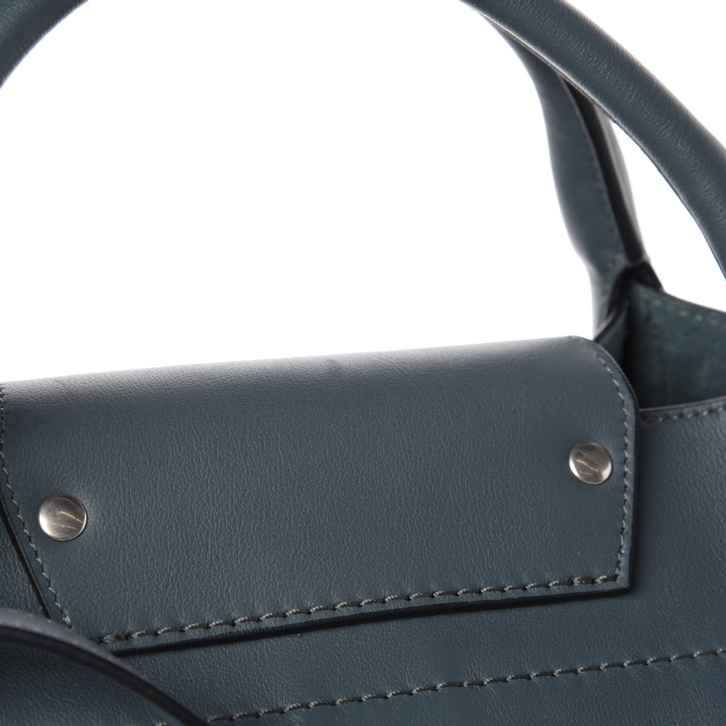 Smooth Calfskin Small Big Bag Slate