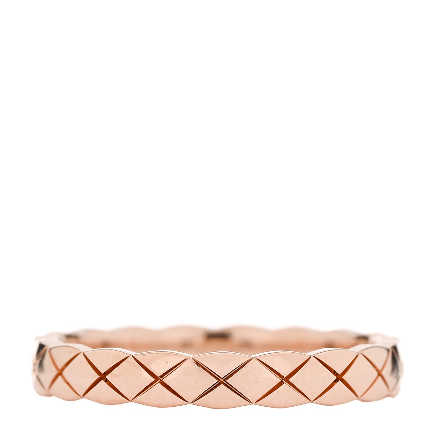 Chanel 18K Beige Gold Mini Coco Crush Ring 57 8 3 of 4