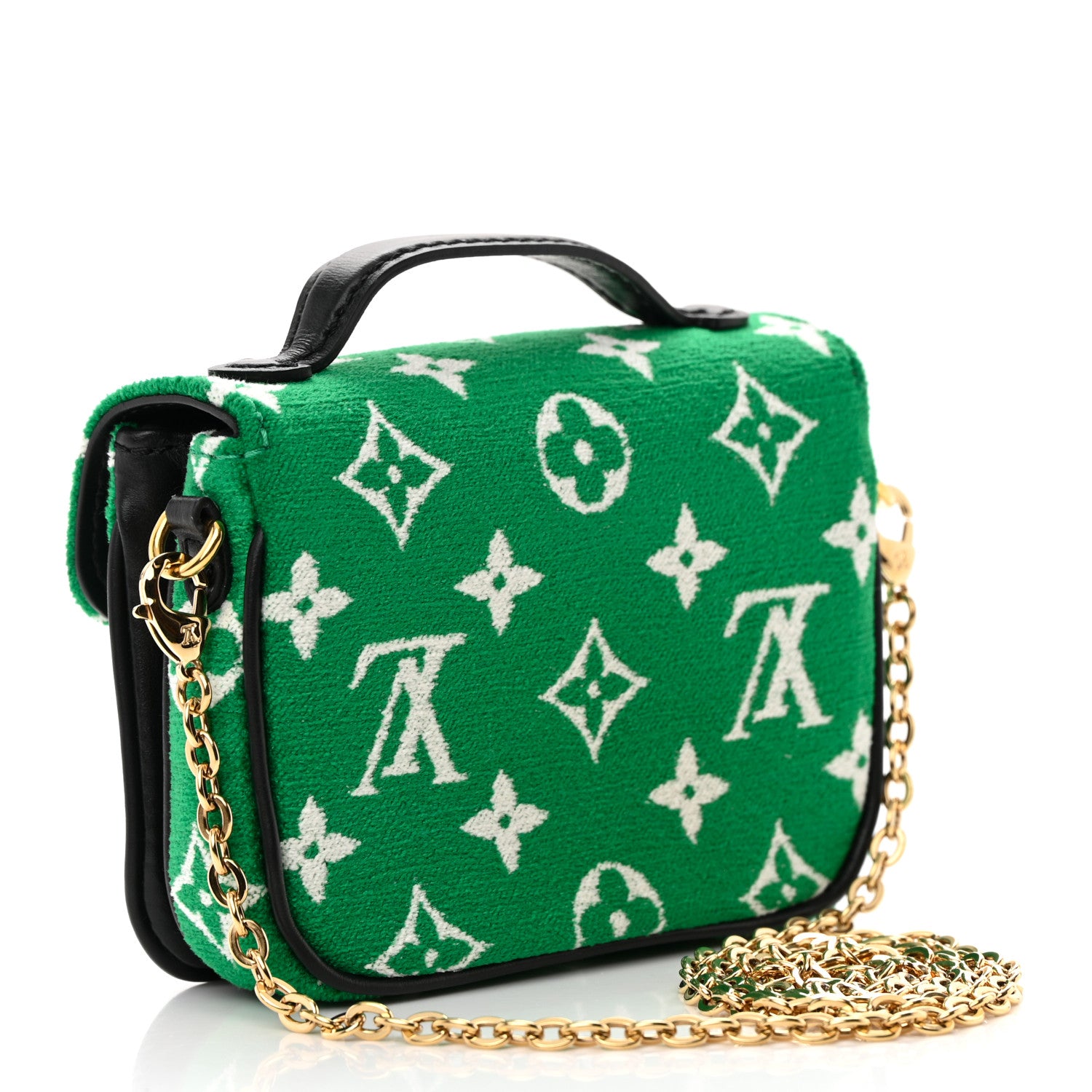 Louis Vuitton Monogram Jacquard Velvet Micro Metis Green 3 of 12
