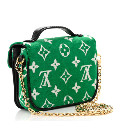 Louis Vuitton Monogram Jacquard Velvet Micro Metis Green 3 of 12