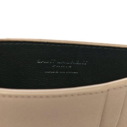 Saint Laurent Lambskin Monogram Loulou Puffer Pouch Clutch Dark Beige 13 of 15