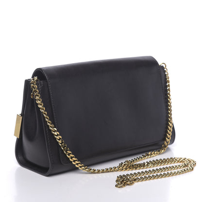 Chloe Lambskin Medium Elle Chain Clutch Black 3 of 13