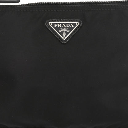 Prada Re-Nylon Saffiano Vela Necessaire Flat Pouch Black 7 of 9