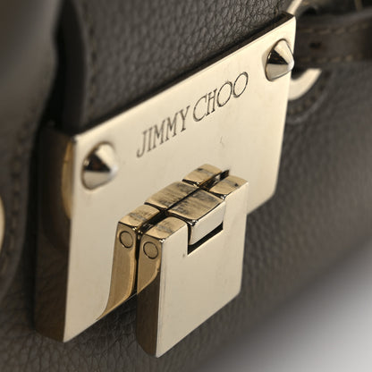 Jimmy Choo Grainy Calfskin Small Rosalie Satchel Nude 10 of 13