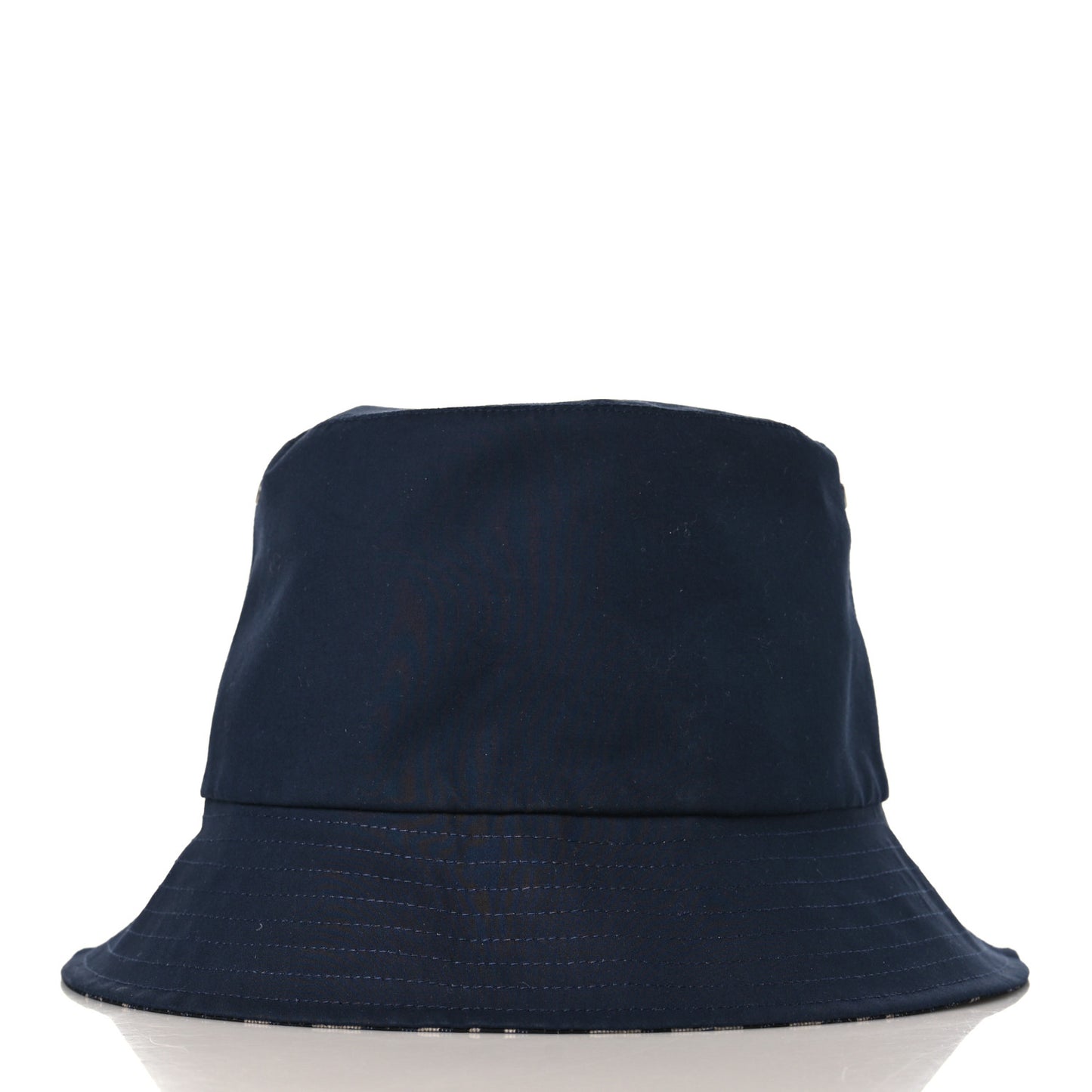 Polyester Cotton Oblique Teddy-D Brim Bucket Hat 58 Navy