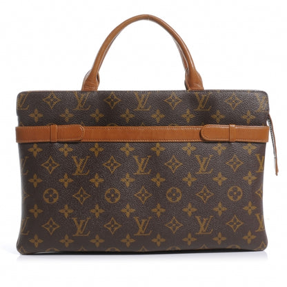 Louis Vuitton Monogram French Company Double Compartment Bag 1 of 6