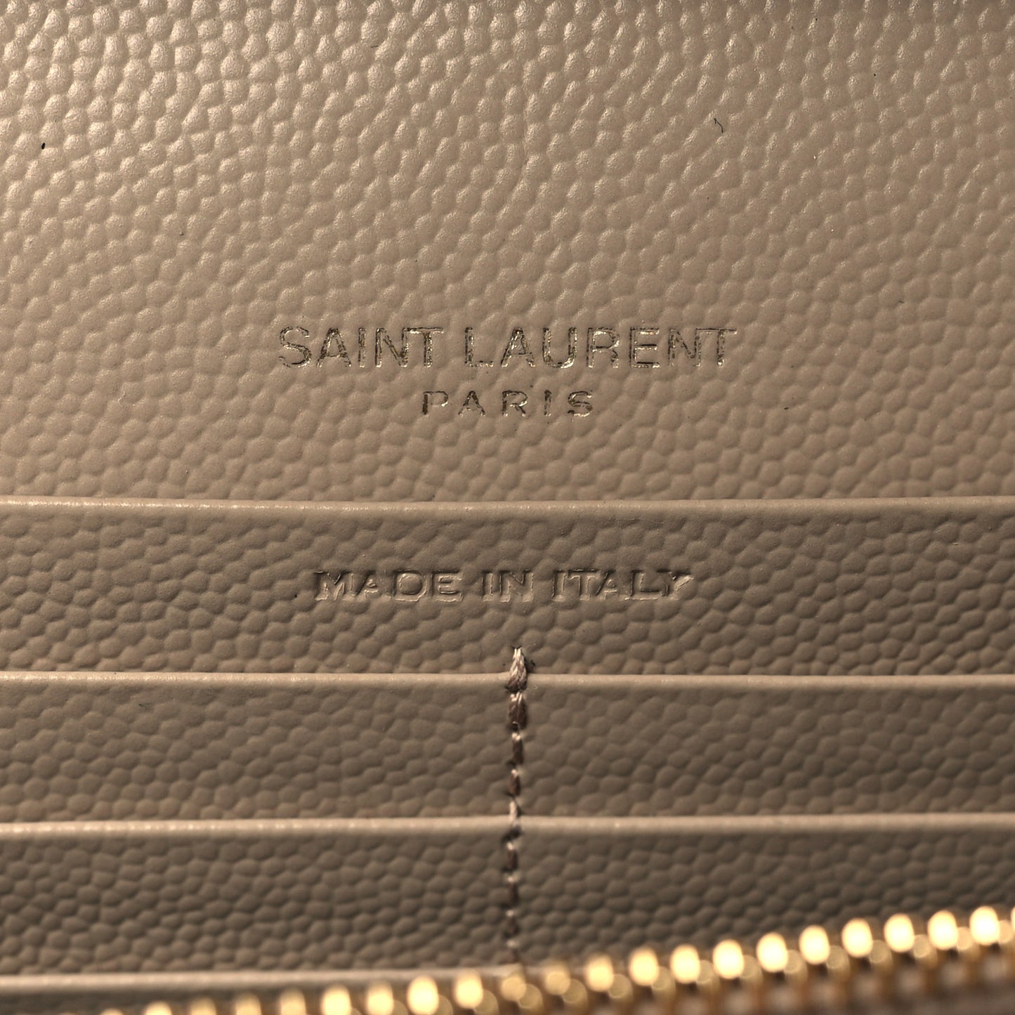 Grain De Poudre Matelasse Chevron Monogram Envelope Chain Wallet Nude Powder