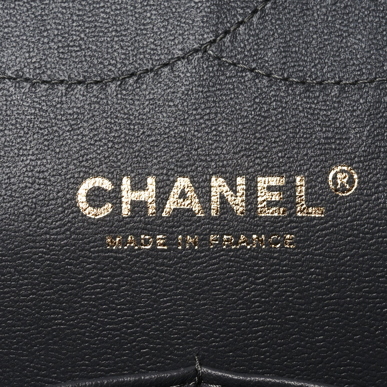 Chanel Caviar Quilted Jumbo Double Flap Dark Grey 6 of 11
