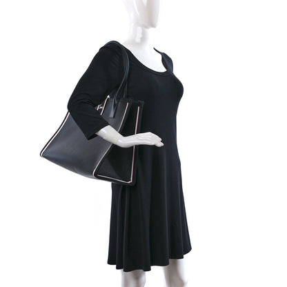 Christian Louboutin Grained Calfskin Large Nastroloubi Tote Black 2 of 11