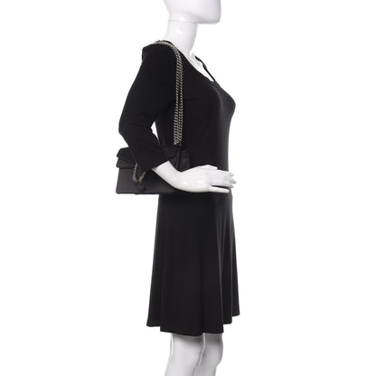 Gucci Satin Silk Crystal Small Dionysus Shoulder Bag Black Black Diamond 2 of 10