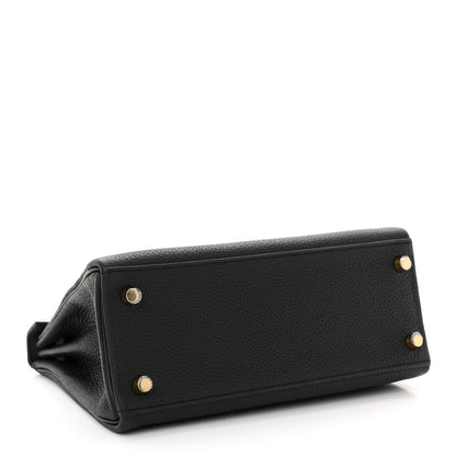 Hermes Togo Kelly Retourne 25 Black 4 of 11